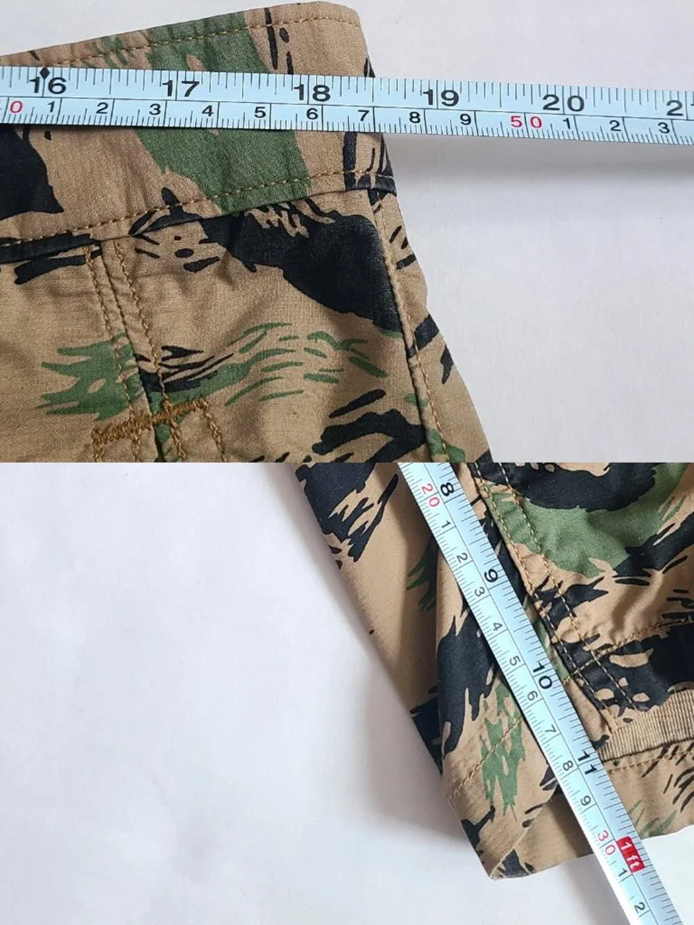 Levis Snap Camo Cargo Shorts Men Sz 36W